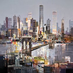 Wild Side by Tom Butler - Paper on Board sized 16x16 inches. Available from Whitewall Galleries